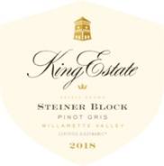King Estate 2018 Steiner Block Pinot Gris (Willamette Valley), $28